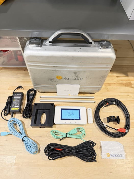 RAYSAFE X2 BASE UNIT KIT W/ SENSORS & ACCESSORIES (TESTED) FREE SHIPPING