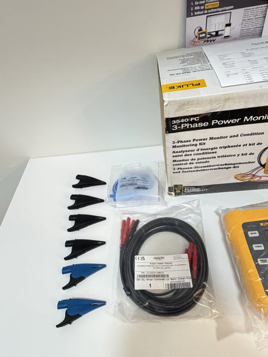 FLUKE 3540 FC 3-PHASE POWER MONITOR KIT (NEW FACTORY SEALED) FREE SHIPPING