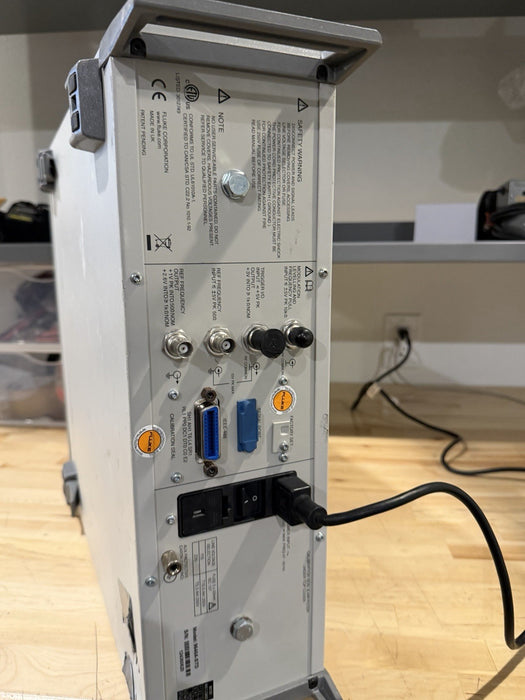 FLUKE 9640A RF REFERENCE SOURCE WITH 9640A-50 LEVELING HEAD TESTED