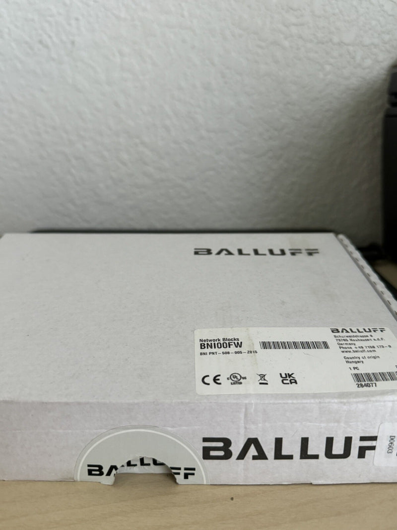 BALLUFF PROFINET IO BLOCK BNI00FW BNI PNT-508-005-Z015 (SUBSTITUTE BNI005H)