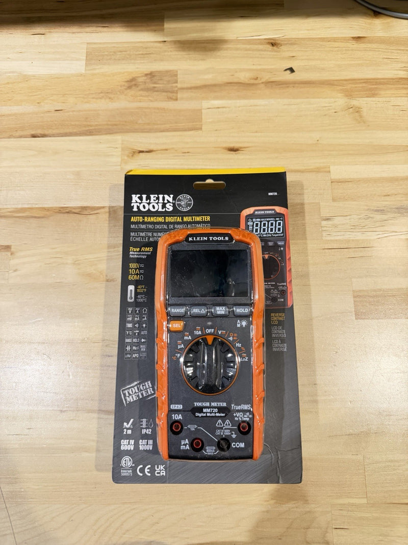 KLEIN TOOLS MM720 AUTO-RANGING DIGITAL MULTIMETER