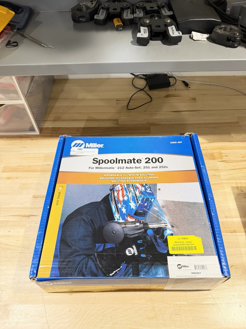 MILLER SPOOLMATE 200 SPOOLGUN 20FT 300497 (NEW FACTORY SEALED)