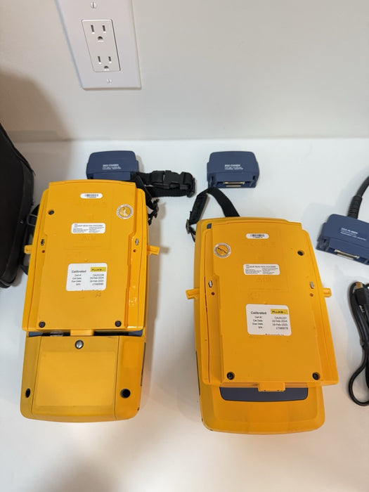 FLUKE NETWORKS DSX-5000 TESTER KIT CALIBRATED 2025