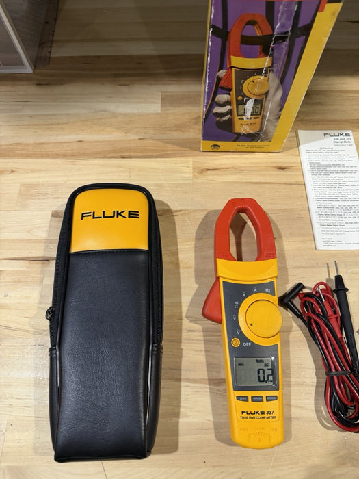 FLUKE 337 TRUE RMS CLAMP METER NEW