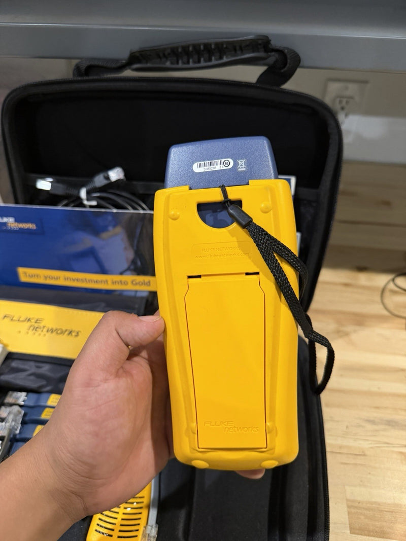 FLUKE NETWORKS CABLE IQ QUALIFICATION TESTER KIT TESTED