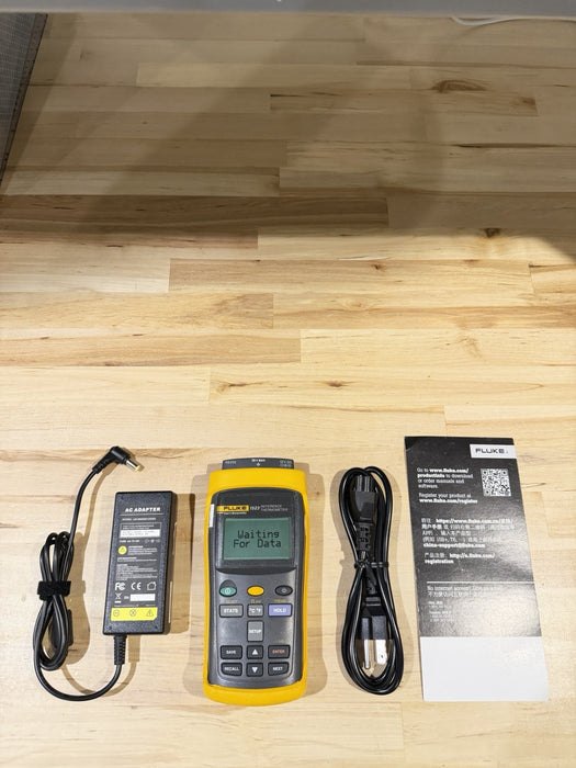FLUKE 1523 REFERENCE THERMOMETER (CALIBRATED 2026) FREE SHIPPING /TESTED