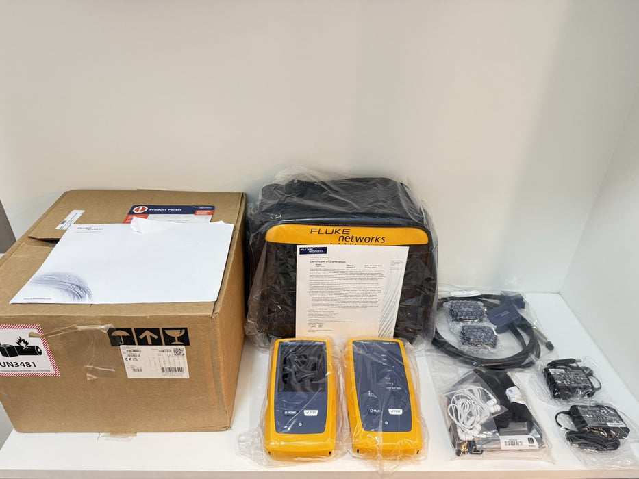 FLUKE NETWORKS DSX2-5000 CABLE ANALYZER NEW SEALED CALIBRATED 2024