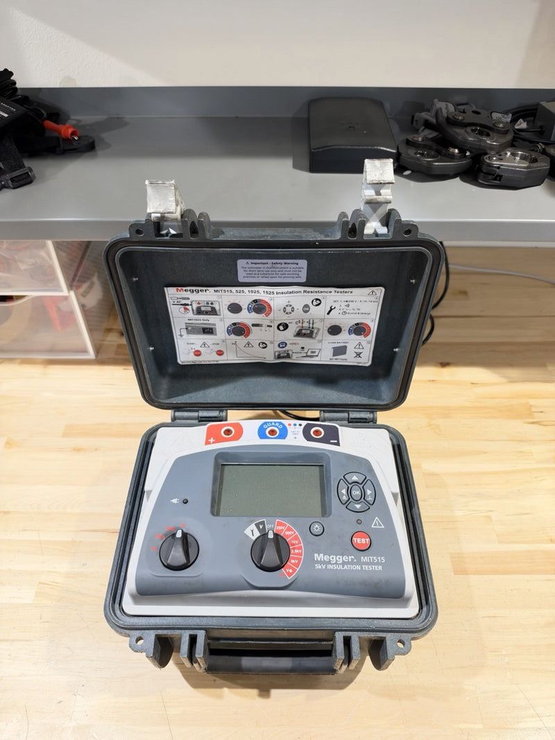 MEGGER MIT515 5KV INSULATION TESTER (PARTS ONLY) FOR PARTS