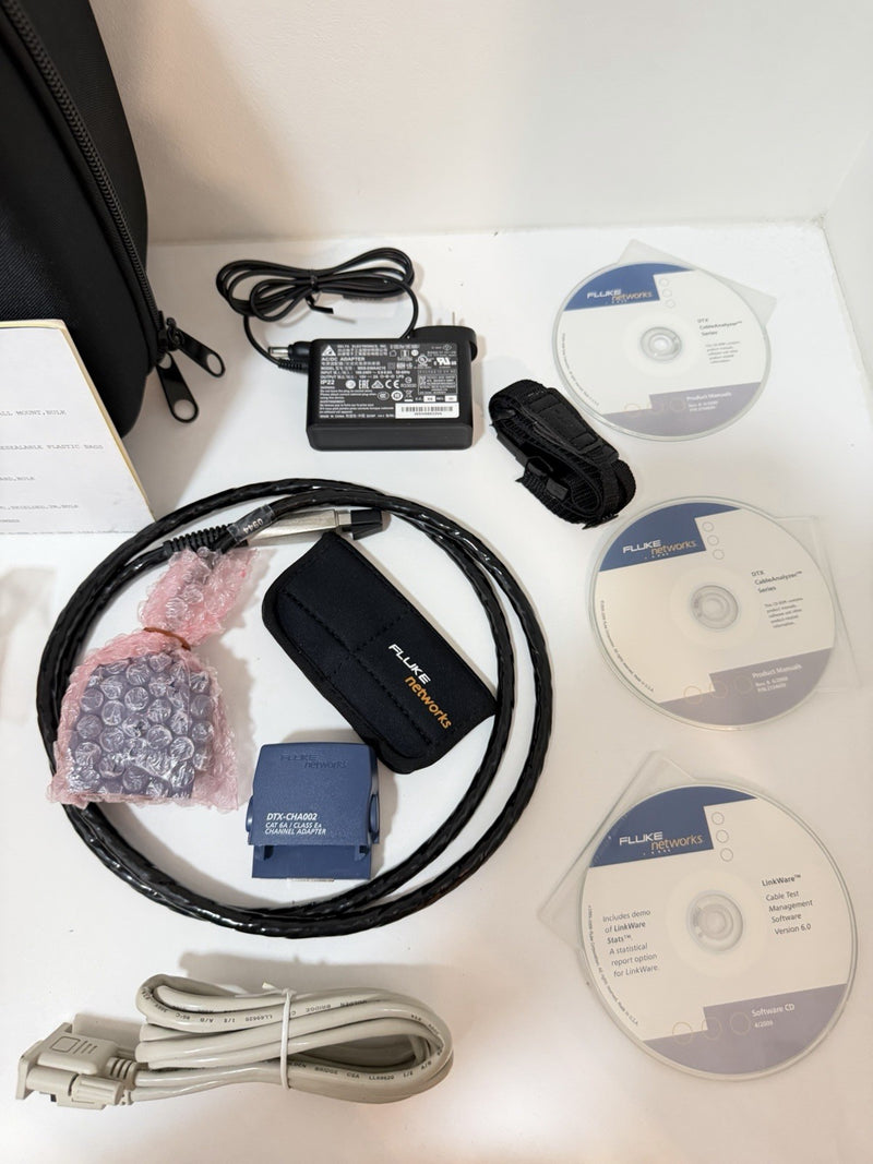 FLUKE NETWORKS DTX-1800 CABLE ANALYZER KIT RARE