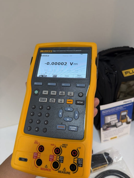 FLUKE 754 DOCUMENTING PROCESS CALIBRATOR WITH ACCESSORIES NEW