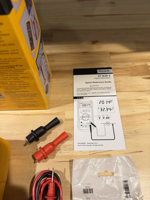 FLUKE 28 II TRUE RMS MULTIMETER (NEW FACTORY SEALED) CALIBRATED 2026 -SHIPS FAST