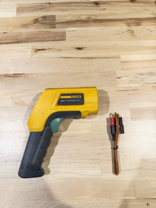 FLUKE 568 IR THERMOMETER WITH PROBE TESTED