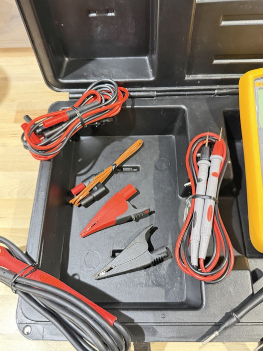 FLUKE 1507 INSULATION MULTIMETER WITH LEADS & CLIPS