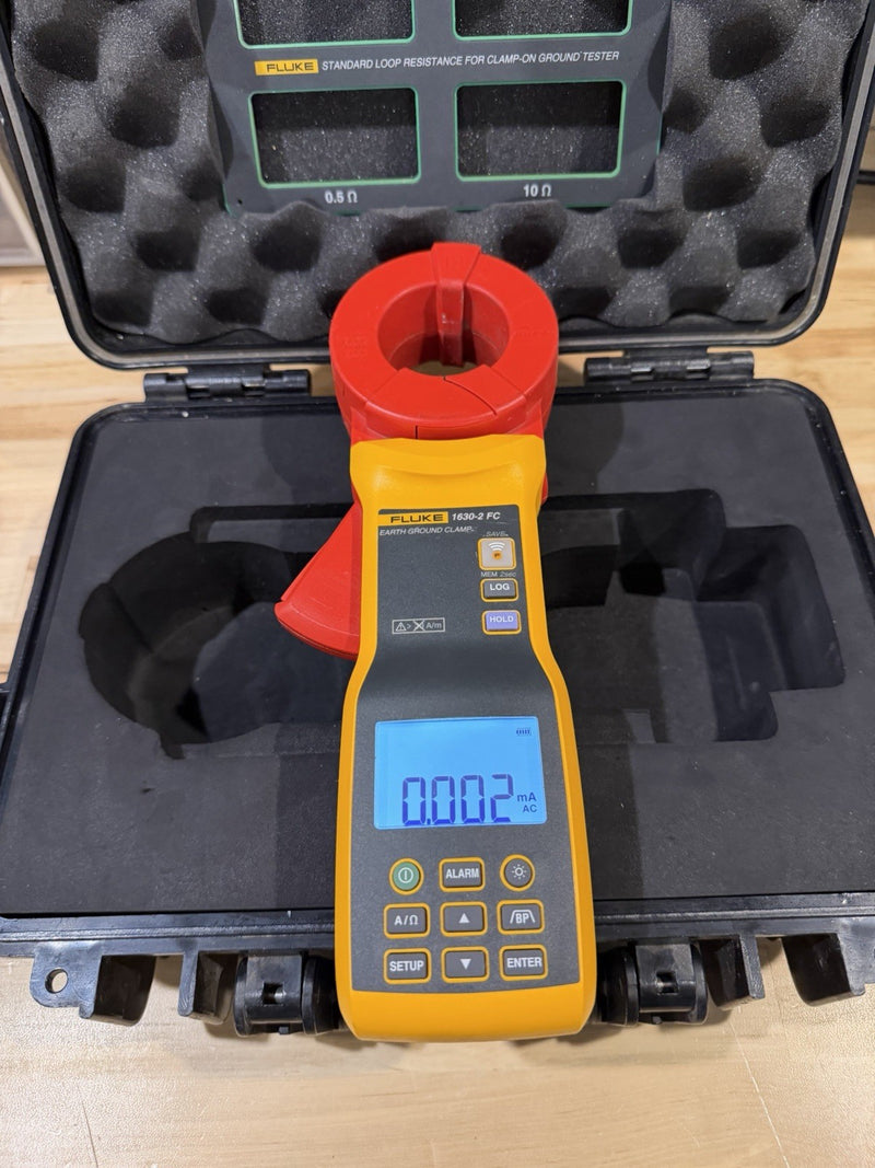 FLUKE 1630-2 FC EARTH GROUND CLAMP METER TESTED