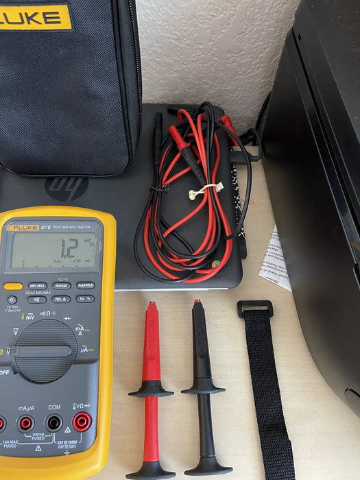 FLUKE 87V/E2 Electrician COMBO KIT TRUE-RMS MULTIMETER