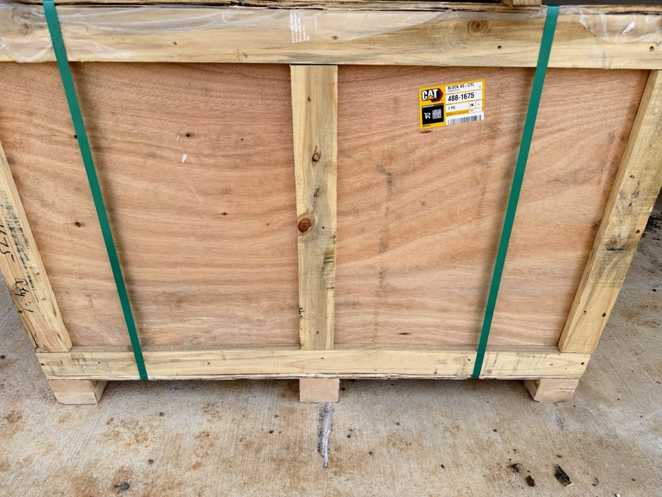 CAT 488-1675 6 CYLINDER ENGINE BLOCK (NEW SEALED) - GENUINE OEM / SHIPS FREE