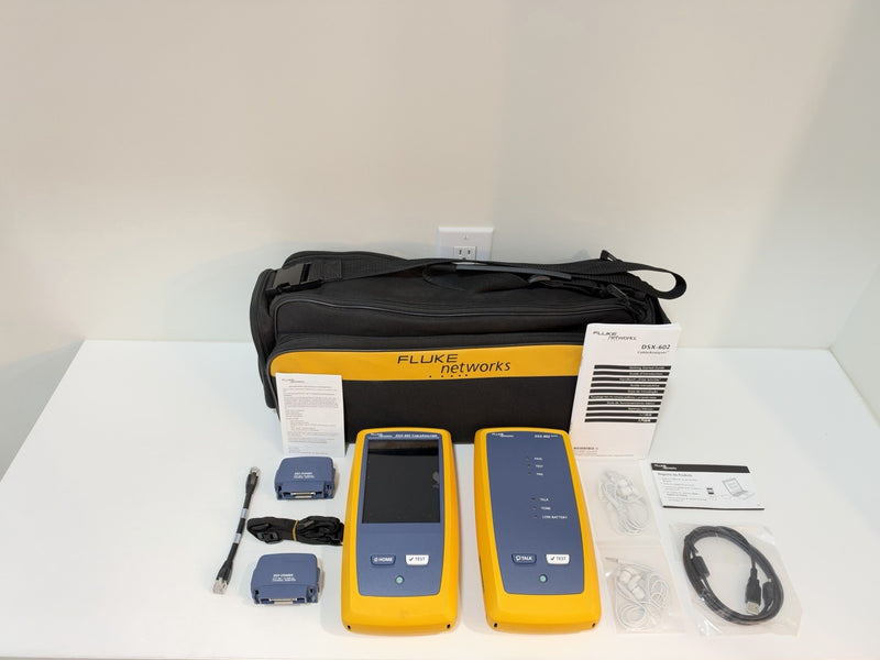FLUKE NETWORKS DSX-602 PRO 500MHZ CABLE ANALYZER V2 W/ WIFI - SHIPS FREE NEW