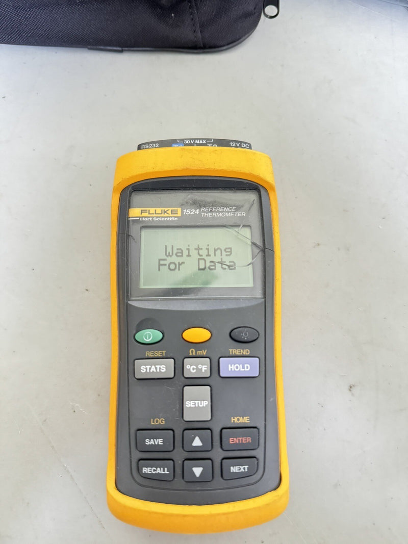 FLUKE HART SCIENTIFIC 1524 DUAL CHANNEL REFERENCE THERMOMETER