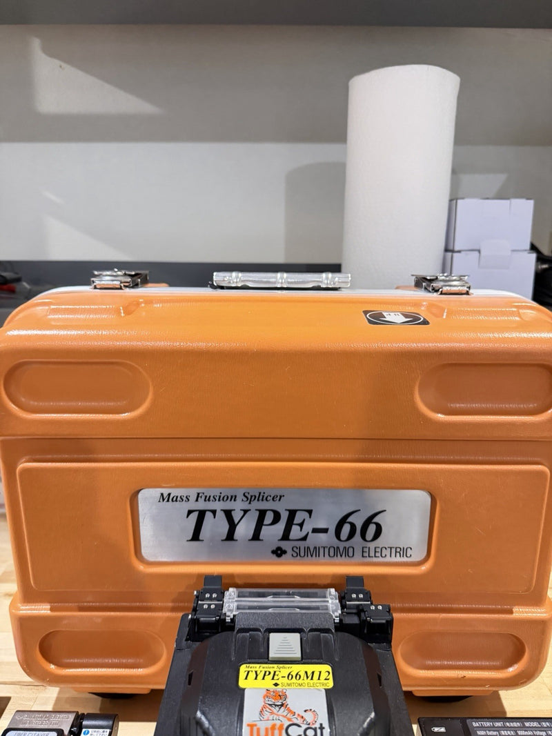 SUMITOMO ELECTRIC TYPE-66 TUFFCAT FUSION SPLICER WITH FC-6RM CLEAVER