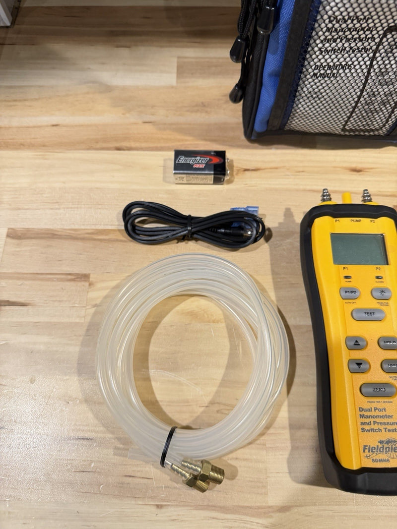 FIELDPIECE SDMN6 DUAL PORT MANOMETER & PRESSURE SWITCH TESTER