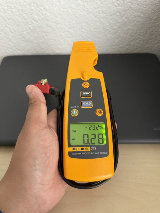 FLUKE 771 MILLIAMP PROCESS CLAMP METER FOR PARTS