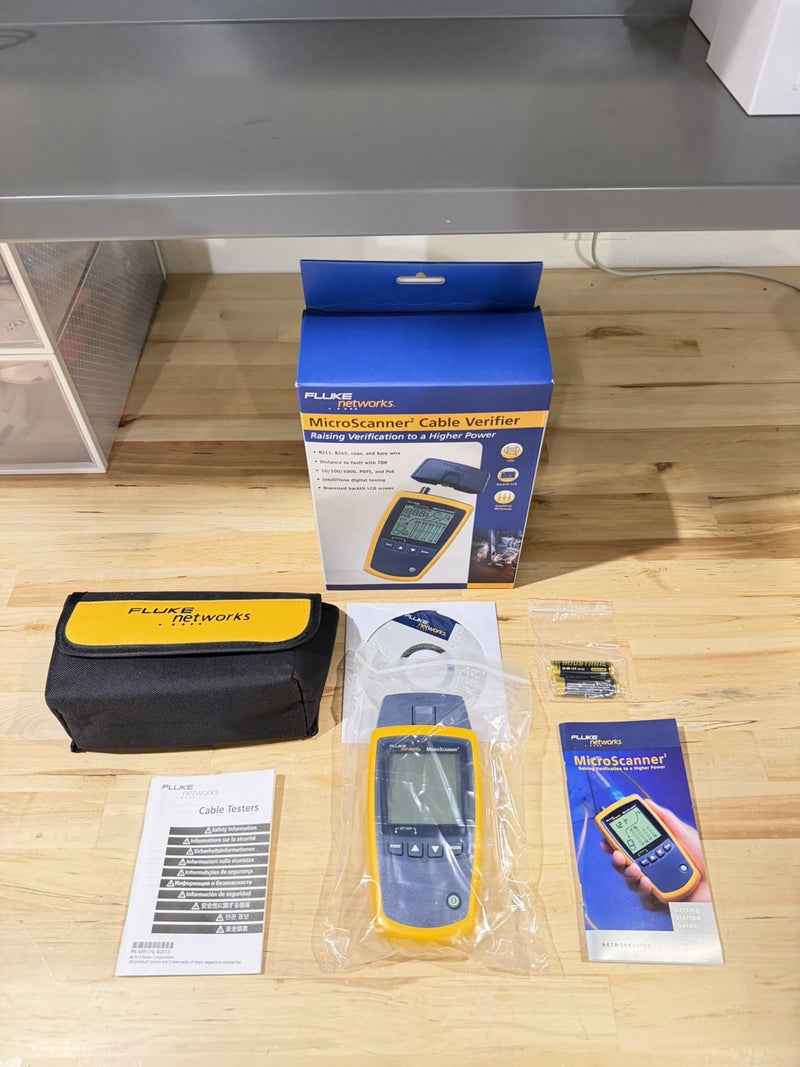 FLUKE NETWORKS MICROSCANNER 2 CABLE VERIFIER