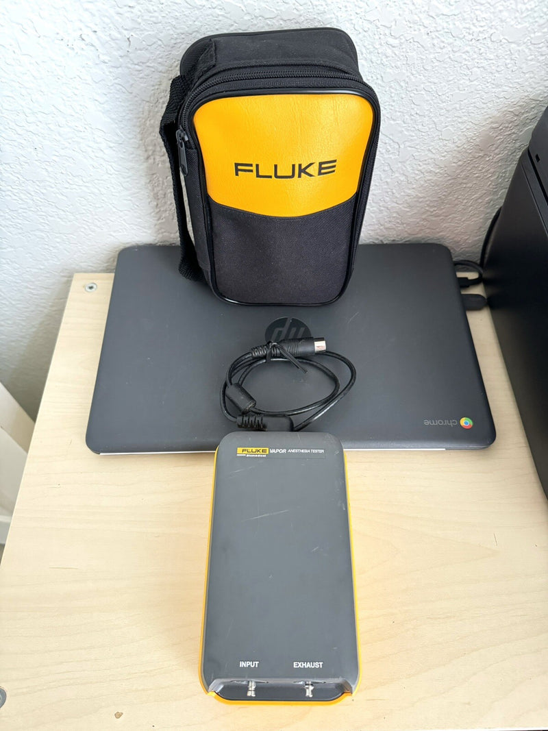 FLUKE BIOMEDICAL VAPOR ANESTHESIA TESTER WITHBAG TESTED