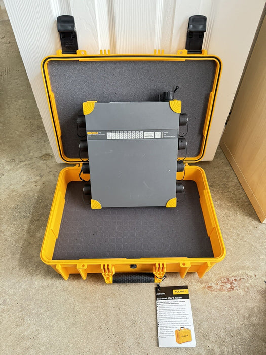 FLUKE 1760 THREE PHASE POWER QUALITY RECORDER TOPAS WITH NEW