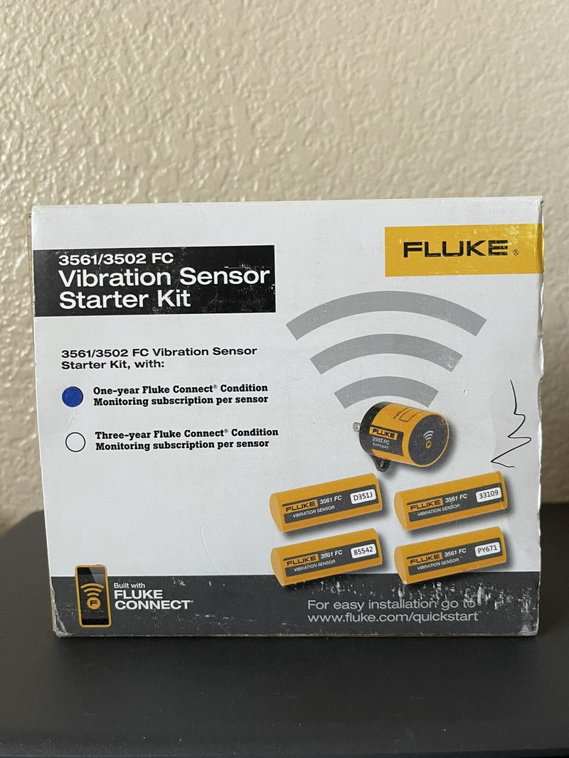 FLUKE 3561/3502 FC 1YR VIBRATION SENSOR STARTER KIT