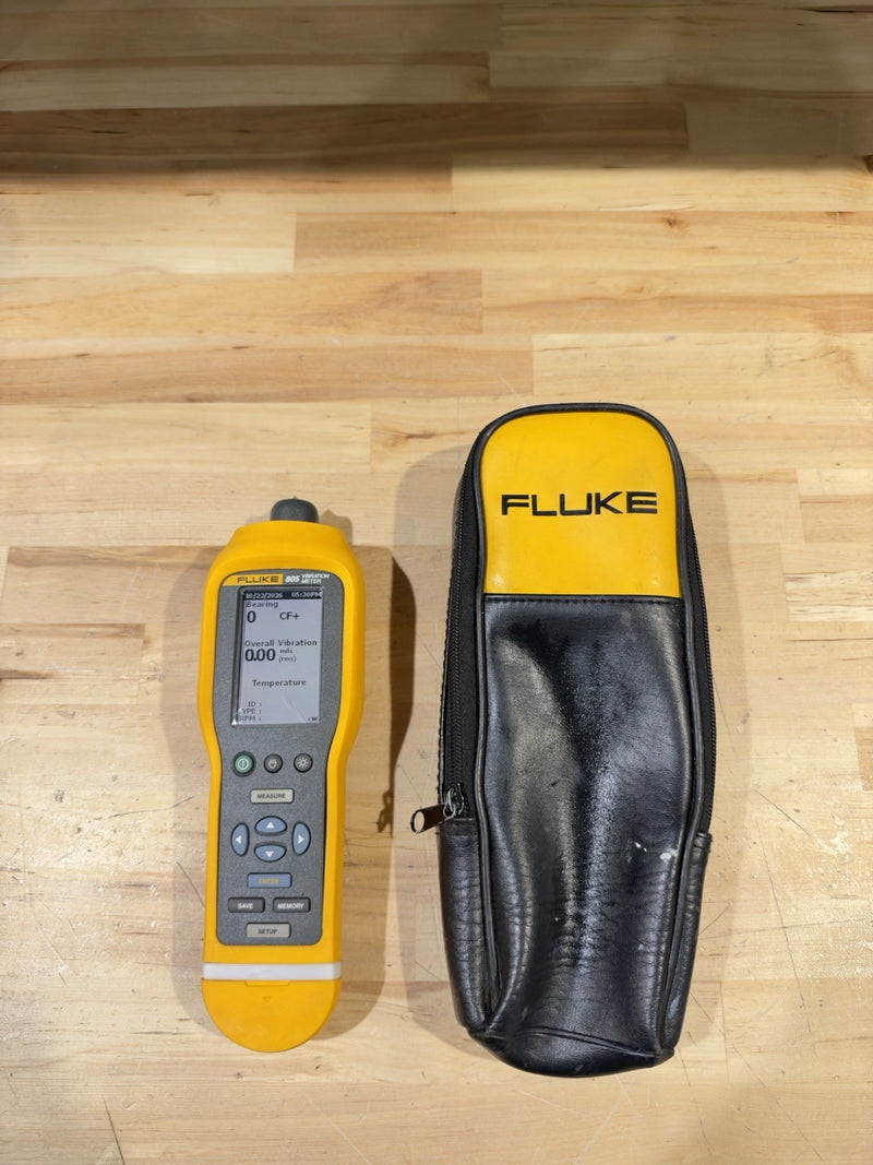 FLUKE 805 VIBRATION METER W/ BAG (TESTED) FREE SHIPPING