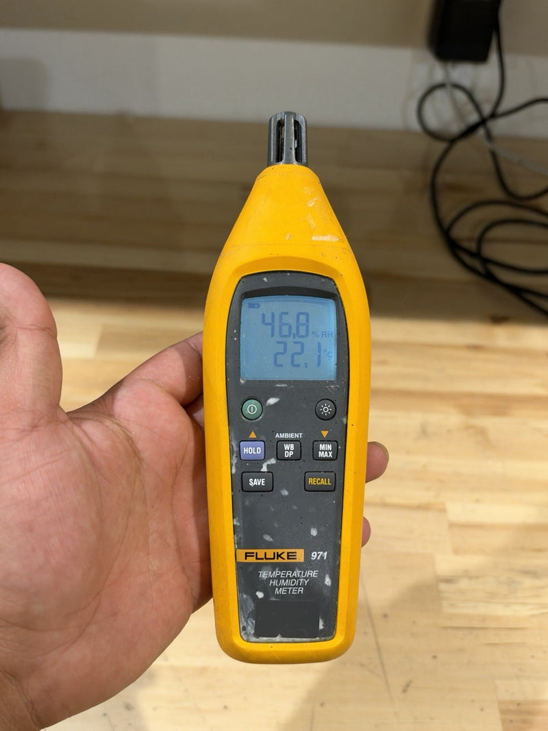 FLUKE 971 TEMPERATURE & HUMIDITY METER (TESTED) SHIPS FAST