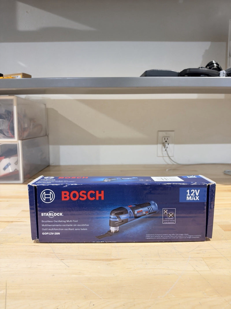BOSCH GOP12V-28N 12V MAX BRUSHLESS OSCILLATING TOOL (BARE TOOL) NEW SEALED