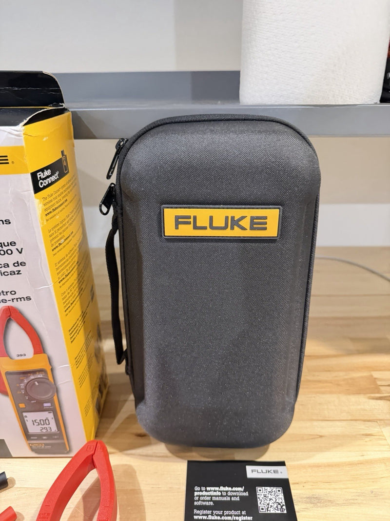 FLUKE 393 FC CAT III 1500V TRMS CLAMP METER WITH IFLEX PROBE & LEADS