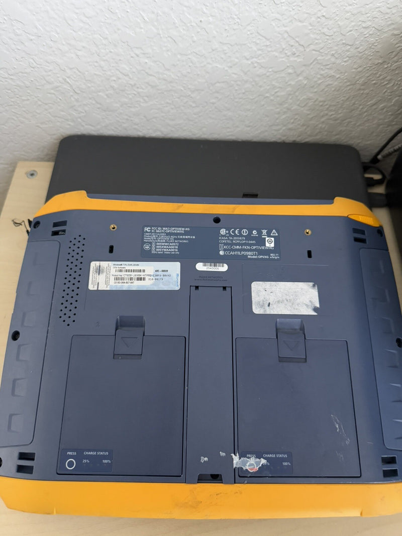 FLUKE NETWORKS OPTIVIEW XG NETWORK ANALYZER TABLET