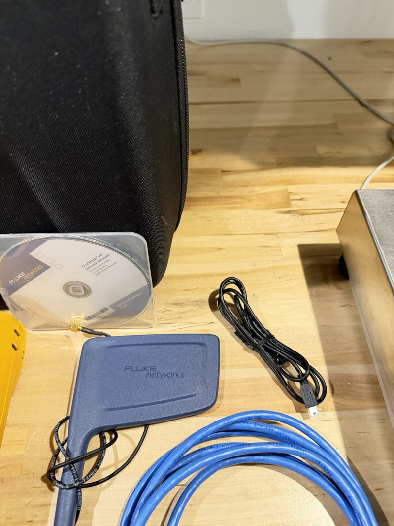 FLUKE NETWORKS VERSIV TFS ONE TOUCH AT NETWORK ASSISTANT KIT TESTED