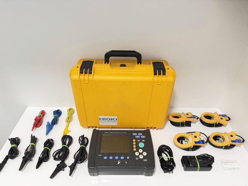 HIOKI 3196 POWER QUALITY ANALYZER WITH PROBES & LEADS TESTEE