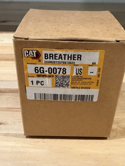 CAT 6G-0078: 74.4MM OUTER DIAMETER BREATHER NEW SEALED GENUINE OEM