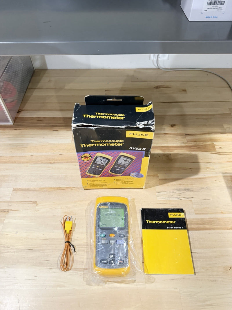 FLUKE 51 II THERMOCOUPLE THERMOMETER