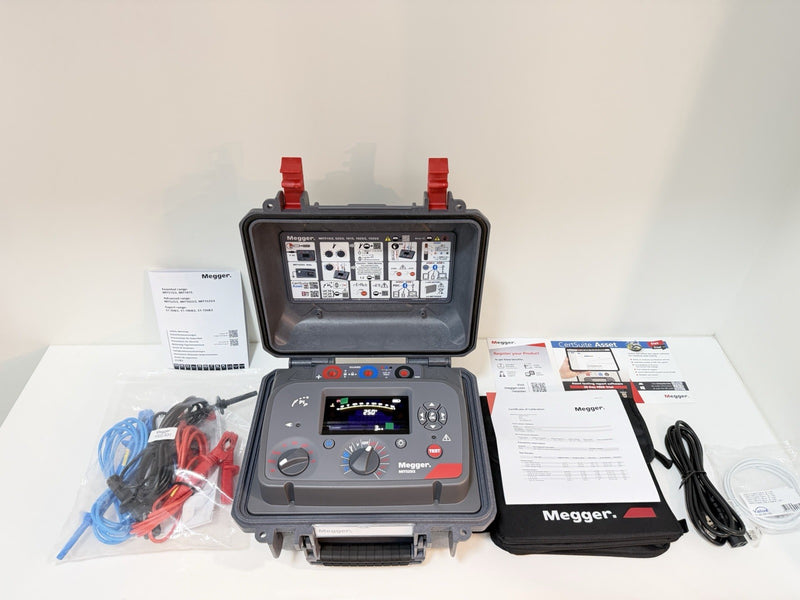 MEGGER MIT525-2 5KV ADVANCED INSULATION TESTER CALIBRATED 2025/2026
