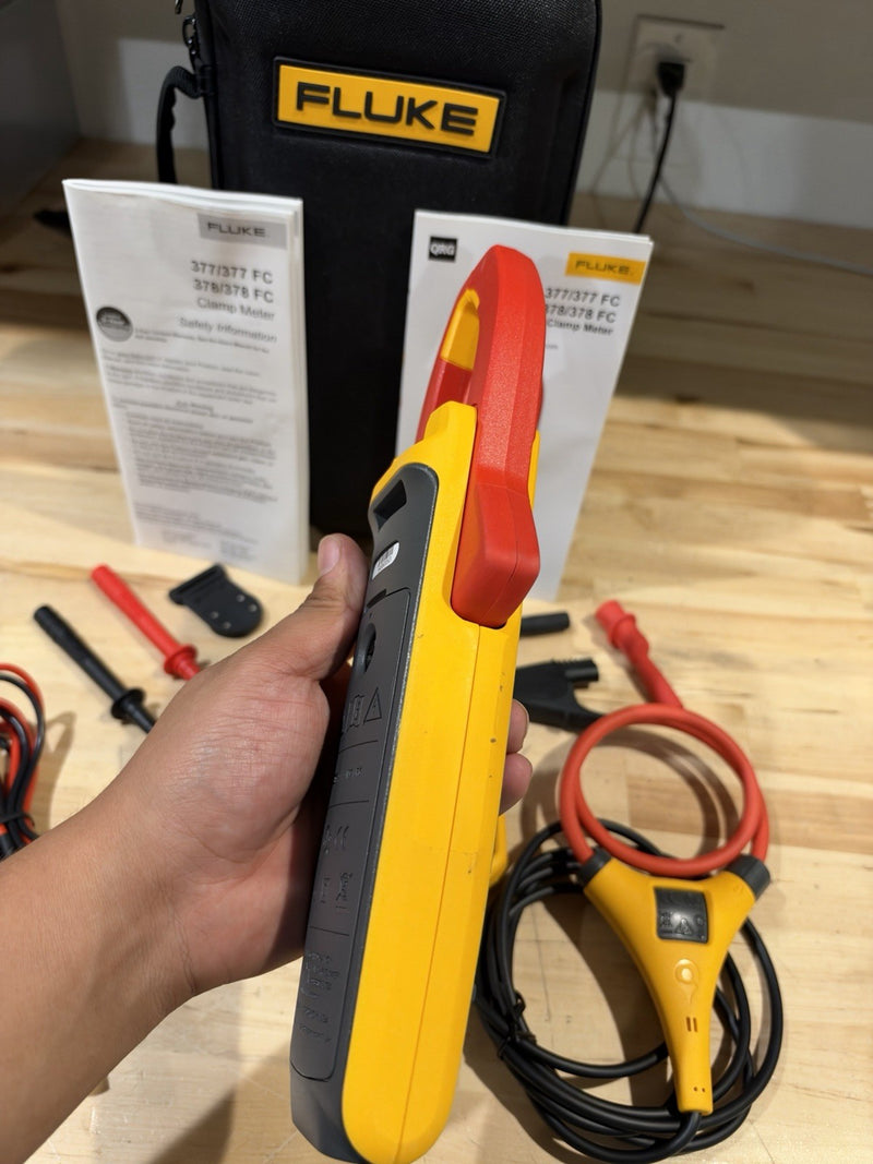 FLUKE 377 FC NON-CONTACT VOLTAGE CLAMP METER SHIPS FAST