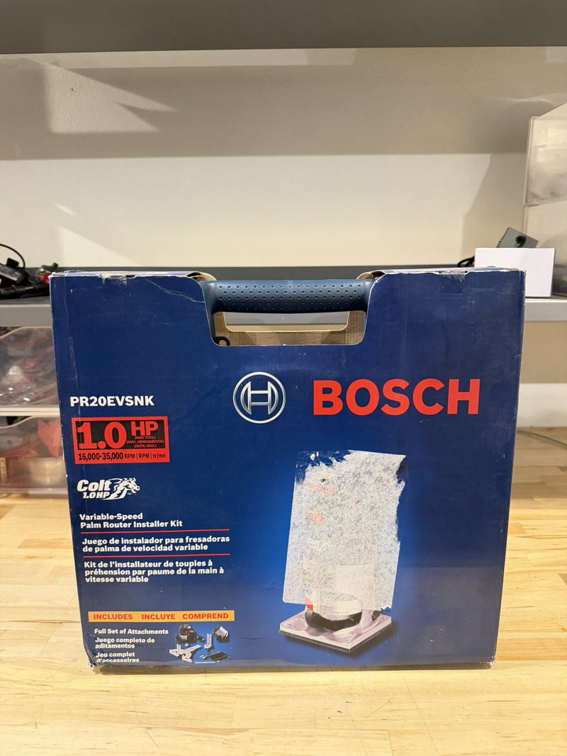 BOSCH PR20EVSNK VARIABLE SPEED PALM ROUTER INSTALLER KIT (NEW SEALED)