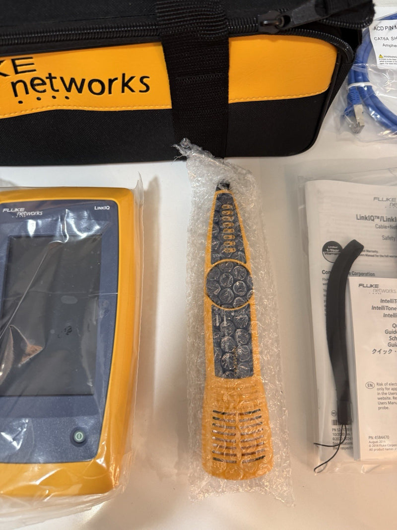 FLUKE NETWORKS LIQ-KIT LINKIQ TESTER KIT CALIBRATED 2025