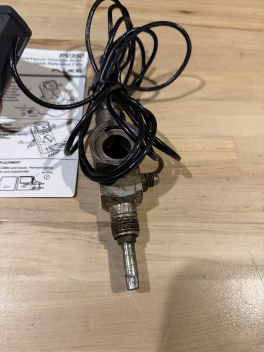 FLUKE PV350 PRESSURE VACUMM TRANSDUCER MODULE W/ MANUAL - FREE SHIPPING (TESTED)