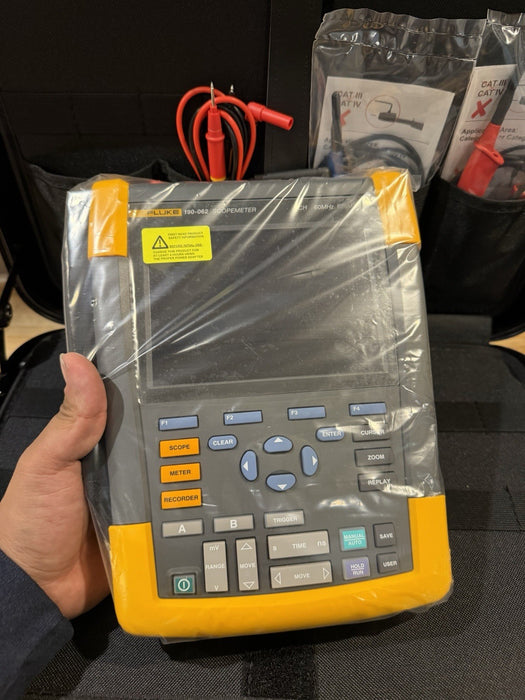 FLUKE 190-062 SCOPEMTER 2CH 60MHZ 625MS/S (NEW FACTORY SEALED) FREE SHIPPING