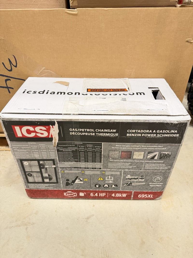 ICS 695XL-16 F4 16IN 575872 GAS CONCRETE CUTTING CHAINSAW PACKAGE