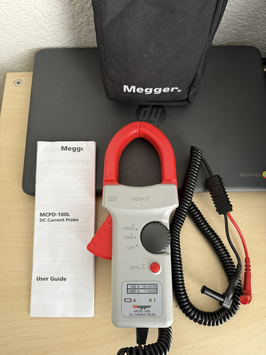 MEGGER MCPD 100L - DLRO100 DC CLAMP WITH BAG