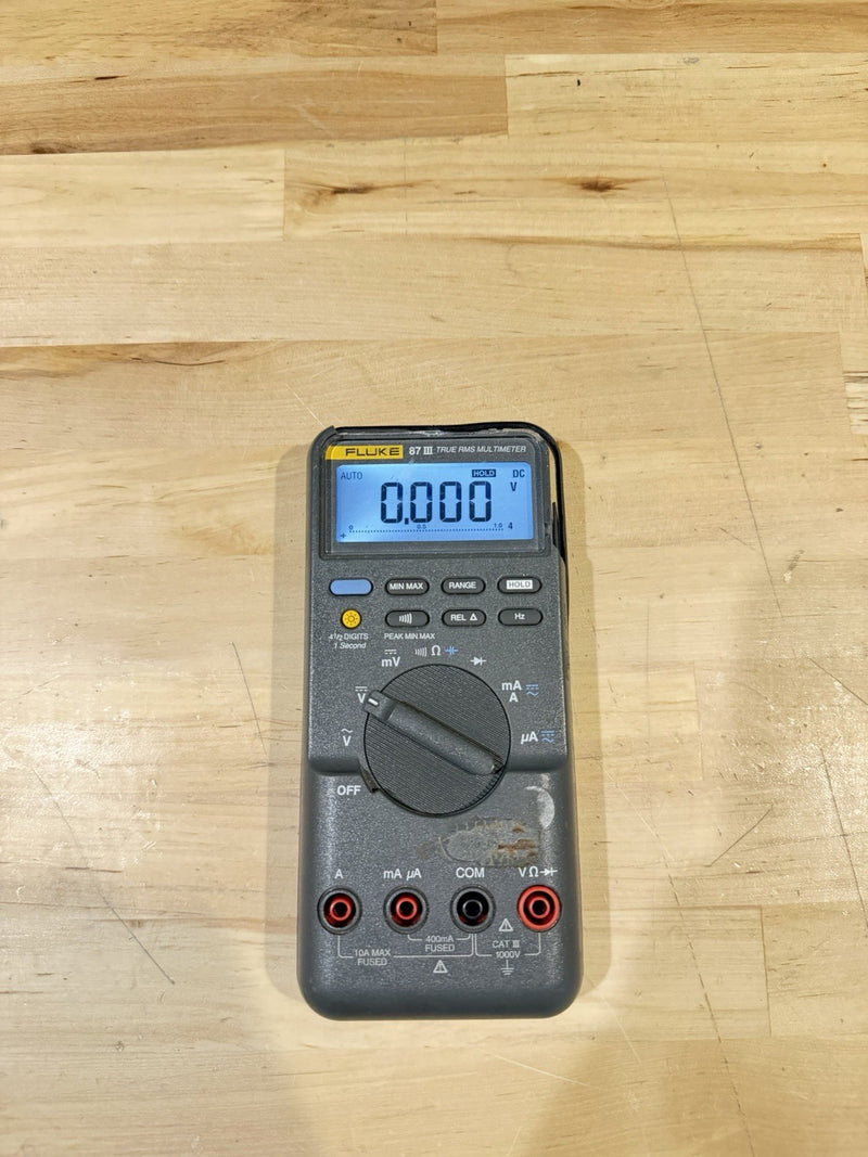 FLUKE 87 III TRUE RMS MULTIMETER (PARTS ONLY) DOESN’T WORK - SHIPS FAST