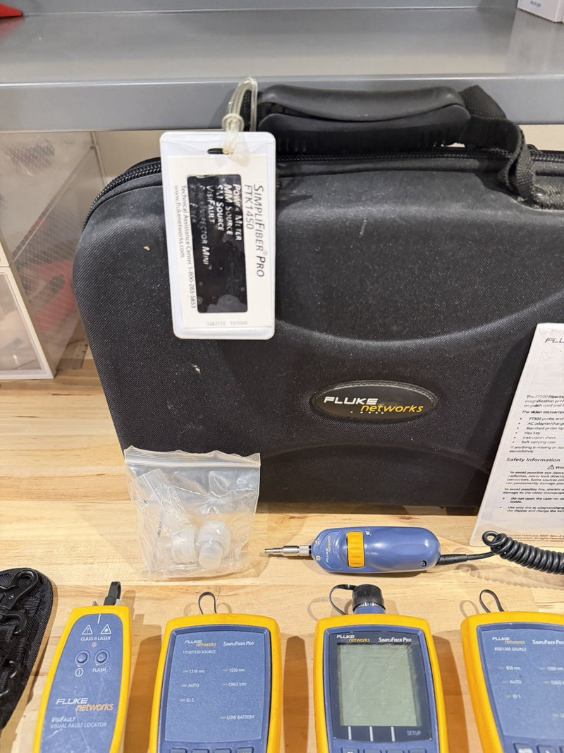 FLUKE NETWORKS FTK-1450 SIMPLIFIBER PRO FIBER VERIFICATION KIT( FAST SHIPPING)