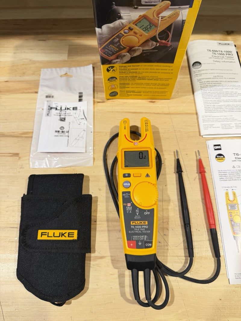 FLUKE T6-1000 PRO ELECTRICAL TESTER FIELDSENSE 1000V AC/DC SHIPS FAST
