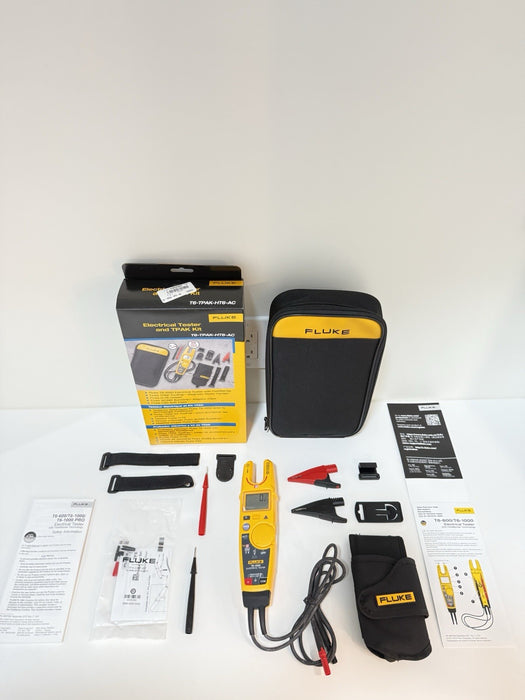 FLUKE T6-1000 ELECTRICAL TESTER WITH TPAK-HT6 AC285 KIT